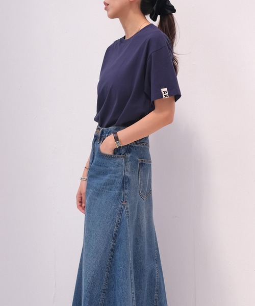 「AKTE」 半袖Tシャツ FREE ネイビー レディース_画像7