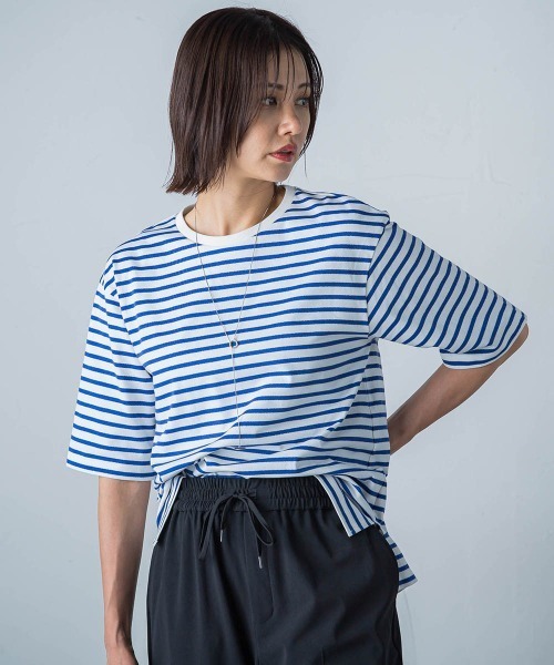 「LAUTREAMONT」 半袖Tシャツ 9号 ブラック系その他 レディース_画像4