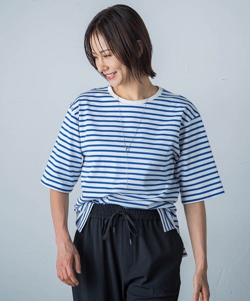 「LAUTREAMONT」 半袖Tシャツ 9号 ブラック系その他 レディース_画像5