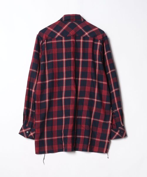 「B Yohji Yamamoto」 長袖シャツ 3 レッド レディース_画像2