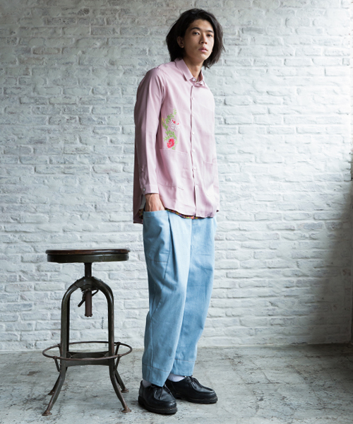 rehacer（レアセル） ジーンズ : Bulky Wide Denim Pants / バルキー