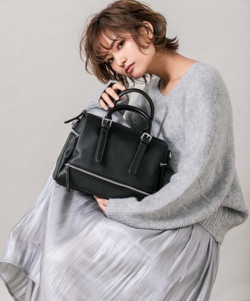 Edit Sheen（エディットシーン） ハンドバッグ 「High-Line」シルバー
