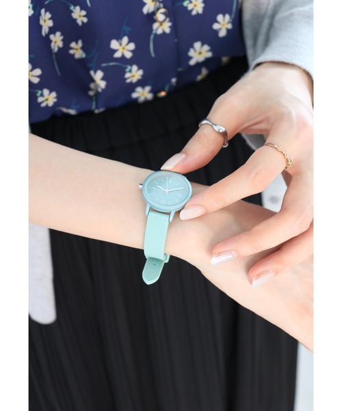 腕時計 「nattito/ナティート」Silicon Color Watch/シリコン
