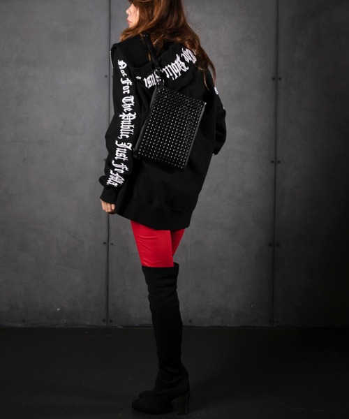 BLACK JACKALL CROWN クラッチバッグ パーティーバッグ スタッズ