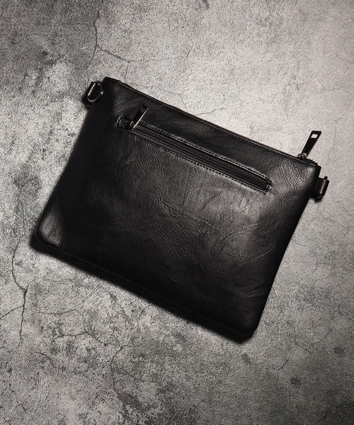 BLACK JACKALL CROWN クラッチバッグ パーティーバッグ スタッズ