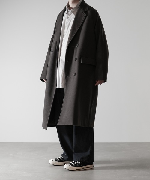 コート チェスターコート 【RUUBON】 melton double chester coat / メルトン ダブル チェスターコート ...