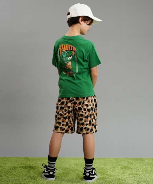 Puma 迷彩柄 シャツとショーツセット Mサイズ PUMA プーマ Tシャツ 半袖 CLASSICS ロゴ SS メンズ 大きい