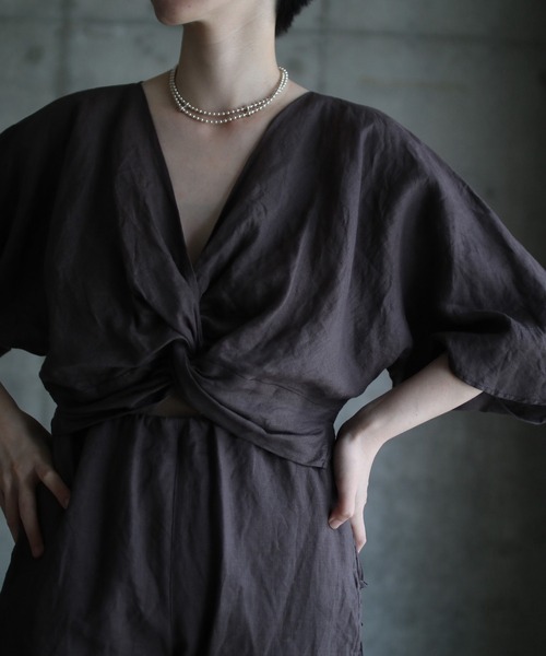 ブラウス シャツ SHORT BLOUSE レディース