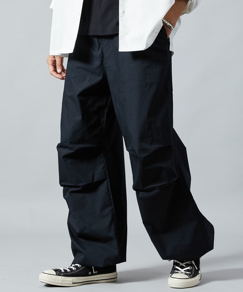 FREAK'S STORE マルチサイズ パンツ ワイドシルエットニータック