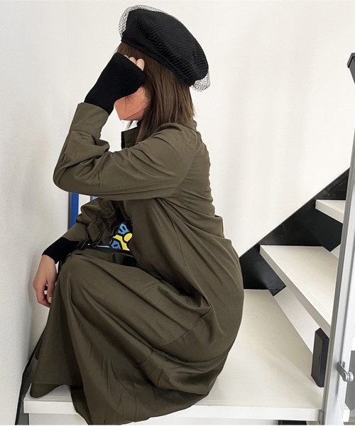 ARCADE（アーケード） ワンピース 袖ボリューム ロングシャツ