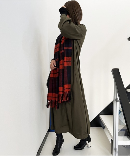 ARCADE ワンピース 袖ボリューム ロングシャツ -ARCADE Limited