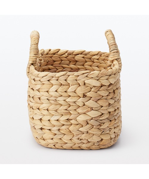 無印良品（MUJI） 収納 ウォーターヒヤシンス 持ち手付 オーバル