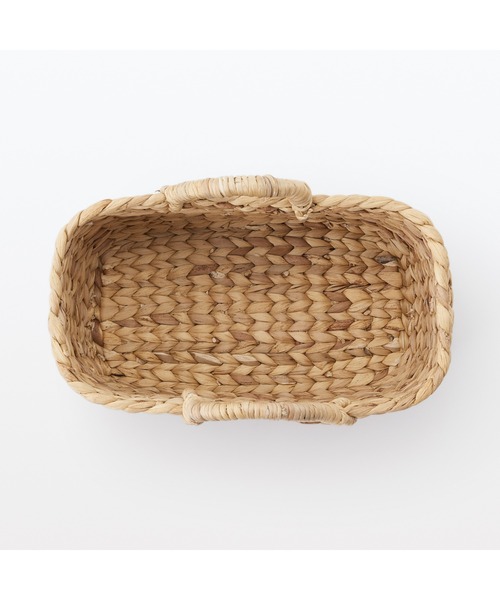 無印良品（MUJI） 収納 ウォーターヒヤシンス 持ち手付 オーバル