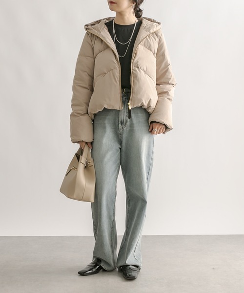 RIVE DROITE（リヴドロワ） ダウン ダウンジャケット フーディショート