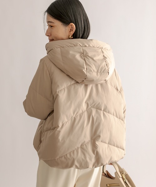 RIVE DROITE（リヴドロワ） ダウン ダウンジャケット フーディショート