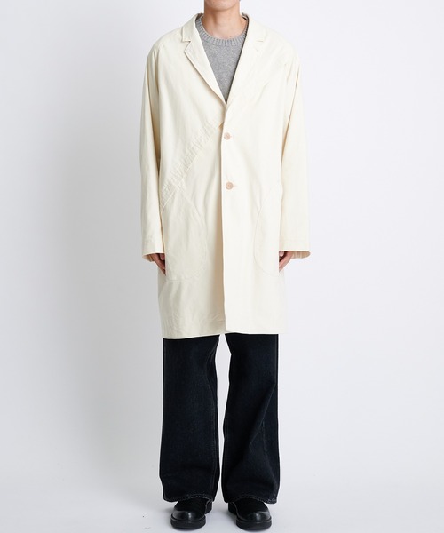 チェスターコート コート 「IHATOV/イーハトーブ」i.s. LONG COAT メンズの画像