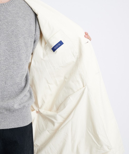 チェスターコート コート 「IHATOV/イーハトーブ」i.s. LONG COAT メンズの画像
