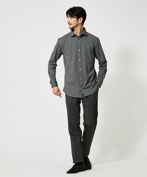 ABAHOUSE（アバハウス） シャツ 「FLEX SHIRTS」コンパクトシルキー