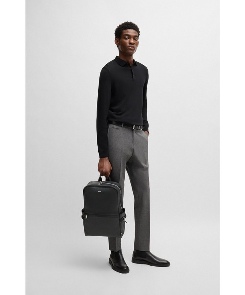 BOSS（HUGO BOSS） デイバック リュック シルバートーンBOSSロゴ