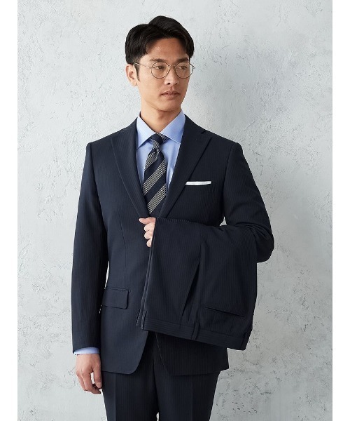 [新品タグ付]Perfect suitfactoryスーツセットアップ リネン混 新品タグ付]Perfect suitfactoryスーツセットアップ リネン混