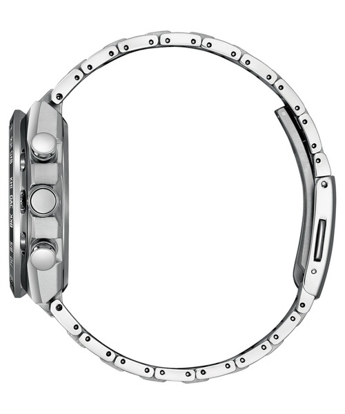 シチズン アテッサ エコドライブ メンズウォッチ シルバー0608-S6249t ACT Line （ノベルティー付き）シチズン アテッサ エコドライブ