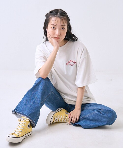 FREAK'S STORE tシャツ ハート刺繍Tシャツ レディース