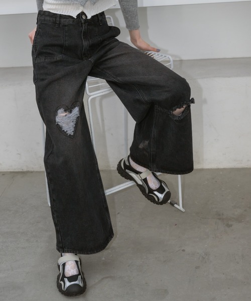 ハートダメージジーンズ　idem heart damage denim – idem