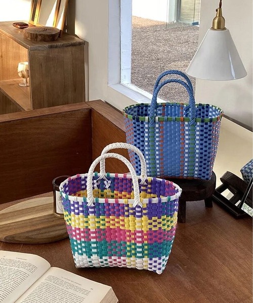 【美品】petit ami.カゴバッグ 新しいカゴバッグ欲しいな〜という気持ちを見事解決してくれた