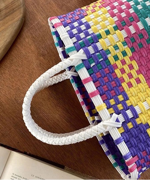 かごバッグ カゴバッグ 「 ammy. / エイミードット 」 カラフル