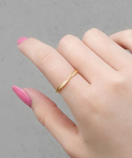 とろ　リング blackdia ocean（ブラックダイヤオーシャン） 指輪 リング ジルコニア