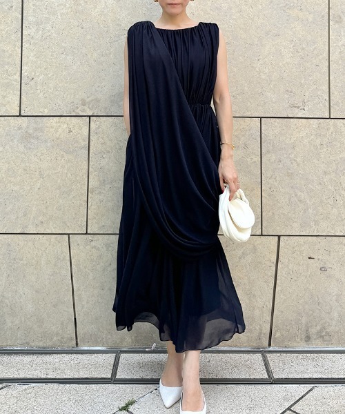 ワンピース 3WAYモダンドレープドレス : ZOZOTOWN Yahoo!店 - 通販