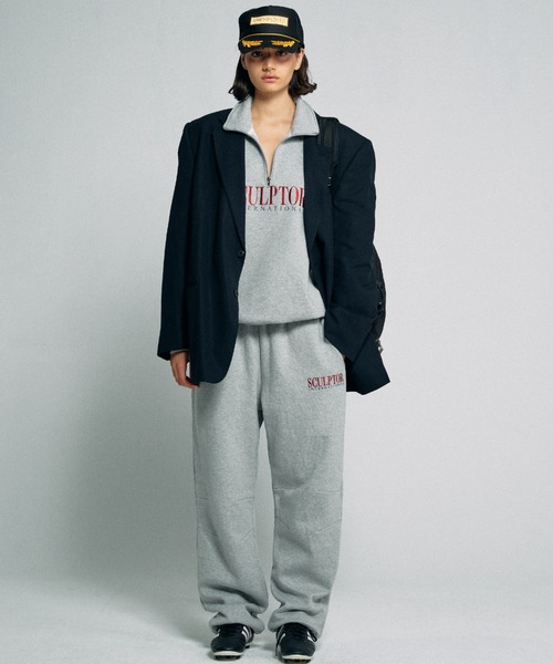 SCULPTOR」 スウェットカットソー MEDIUM グレー レディース 