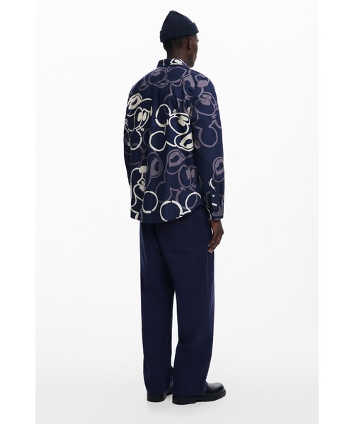 まっちゃんさま専用Desigual　フロッキージャケット　ブラック　黒　Lサイズ まっちゃんさま専用Desigual フロッキージャケット ブラック 黒