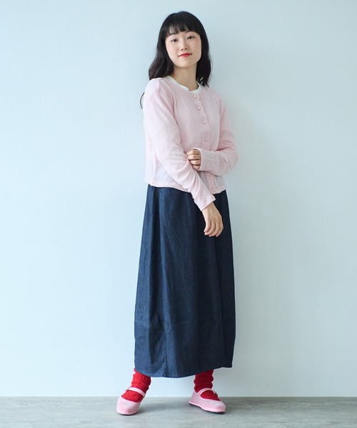 bulle de savon ウールカーディガン bulle de savon（ビュルデサボン） カーディガン 14G bonding ニット