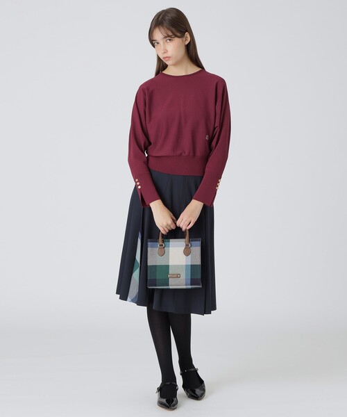 BLUE LABEL CRESTBRIDGE トートバッグ クレストブリッジチェック