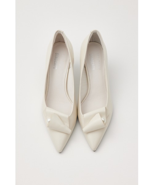 unoha_flat_shoes パンプス ☆新品☆unoha by ASICS ベージュ本革パンプス - メルカリ