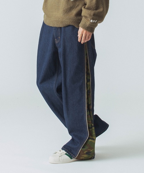 XLARGE ジーンズ SIDE ZIP DENIM PANTS メンズ レディース