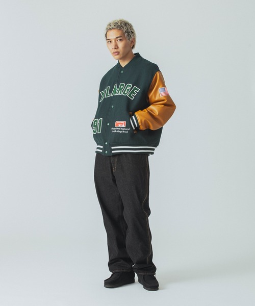 m9様 XLARGE ジーンズ SIDE ZIP DENIM PANTS メンズ レディース