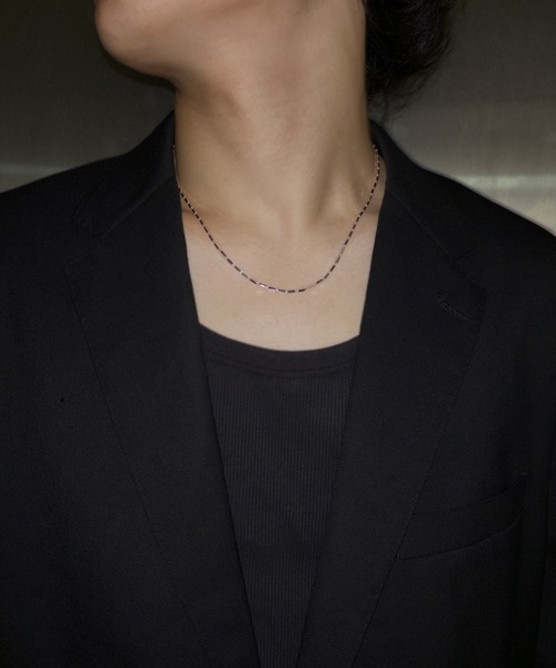 ネックレス 「silver925」Linear Necklace/ ライナー チェーンネックレス レディース メンズ