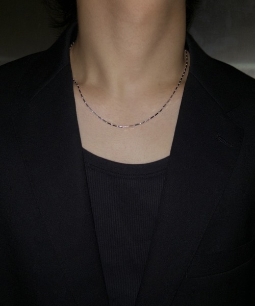 ネックレス 「silver925」Linear Necklace/ ライナー チェーンネックレス レディース メンズ