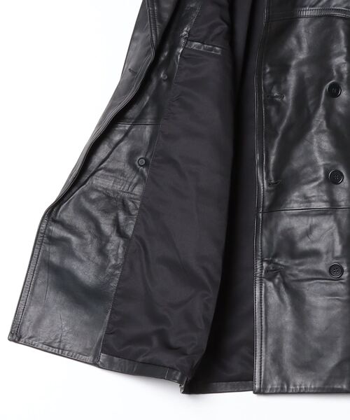 90s A.P.C. レザー コート ダブルブレスト フランス製 90s A.P.C. レザー コート ダブルブレスト フランス製 - メルカリ