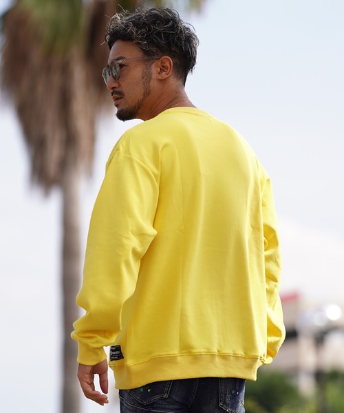 BGスウェット　とうあ　トレーナー　YELLOW 気質アップ】 BGスウェット とうあ トレーナー YELLOW