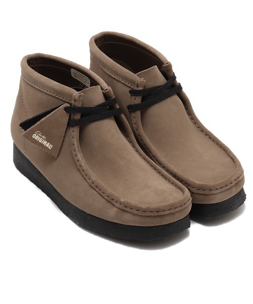 靴 Clarks Wallabee Boot Dark Grey Sde Clarks ブーツ CLARKS Wallabee Boot Dark Grey Sde
