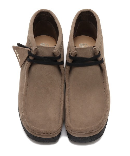 靴 Clarks Wallabee Boot Dark Grey Sde Wallabee Dark Grey Suede – Premier