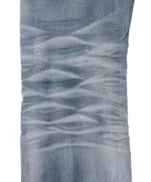 ジーンズ TORNADO MART∴ペイントクリアコーティングシューカットデニム メンズの画像