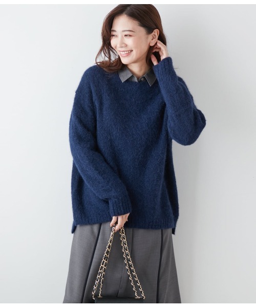 NEWYORKER（ニューヨーカー） ニット セーター アルパカナイロン天竺