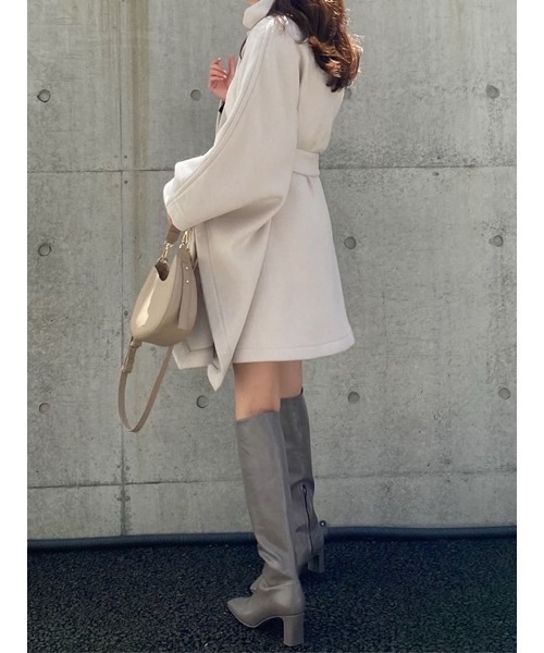 SNIDEL（スナイデル） ポンチョコート FREE ブラウン レディース