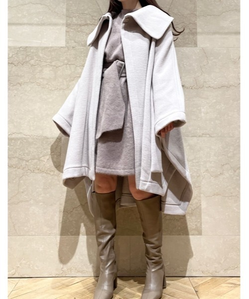 SNIDEL（スナイデル） ポンチョコート FREE ブラウン レディース