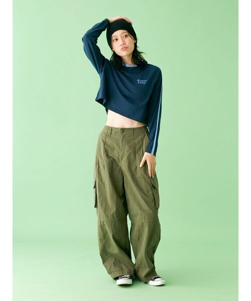 ungrid＊接結ロングスリーブtee Ungrid（アングリッド） tシャツ サイドオープンロングスリーブTee