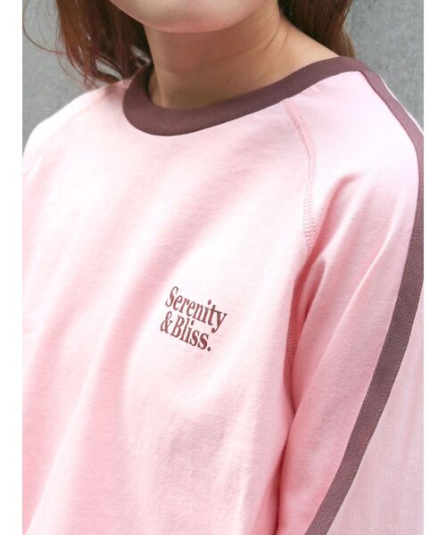 Ungrid（アングリッド） tシャツ 「WEB限定」サイドラインラグラン